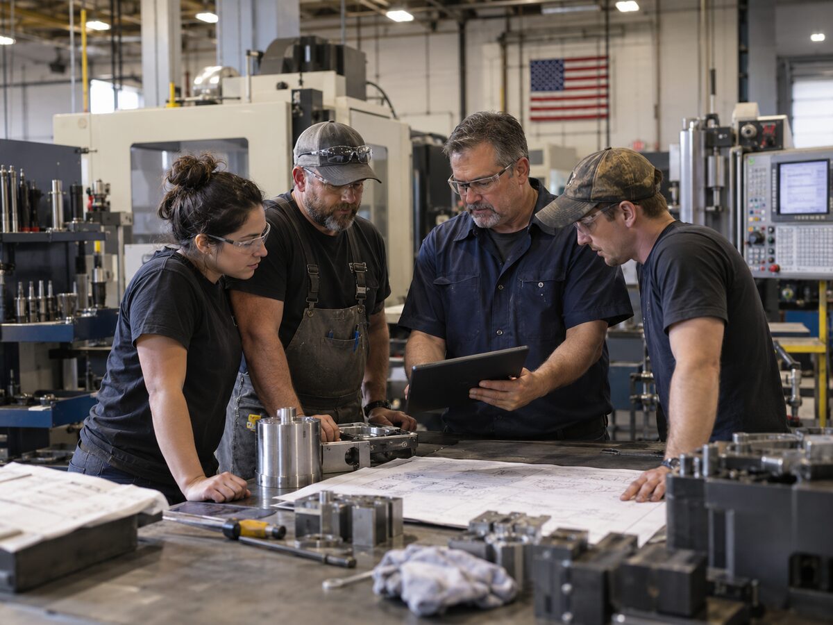 Manufacturing Operations Consulting team at work