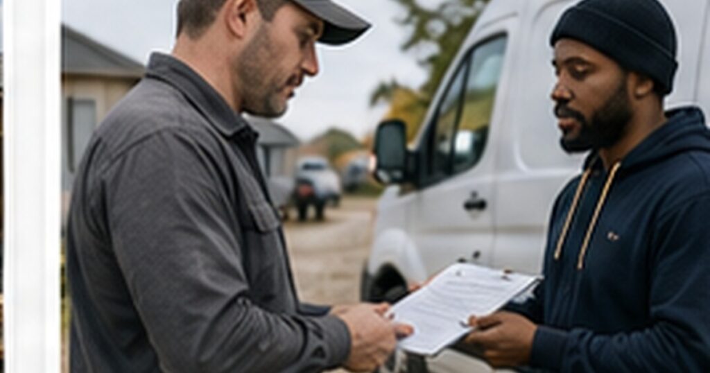 Realistic small business operations scene illustrating your team is not the problem—your handoffs might be
