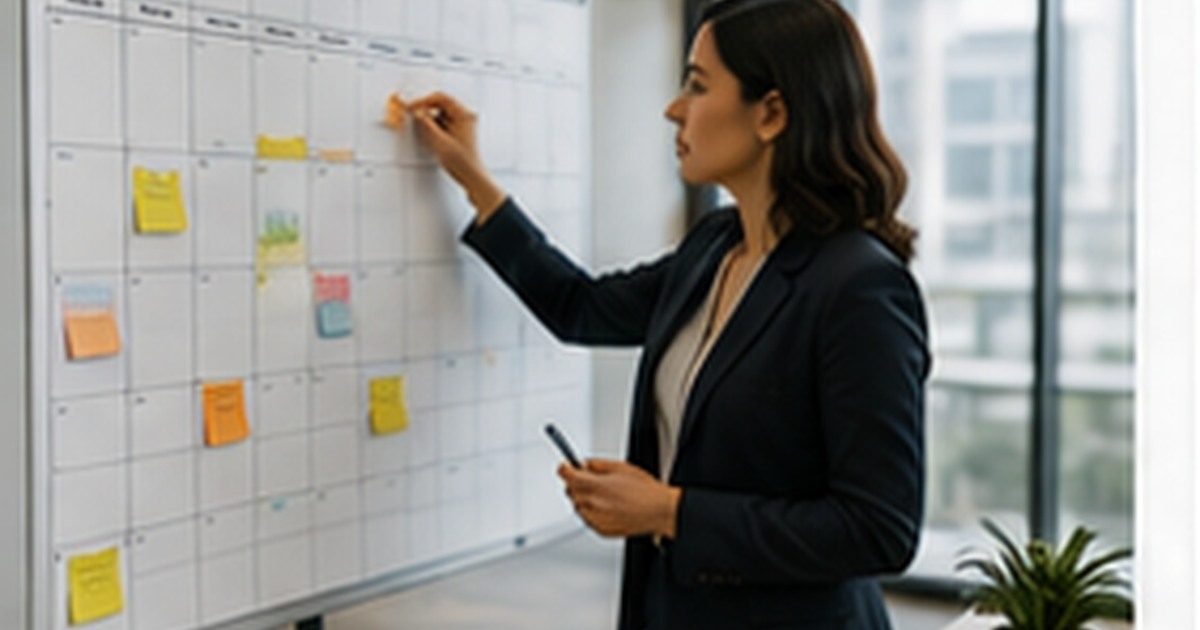 Realistic small business operations scene illustrating how to plan next year without creating another useless plan