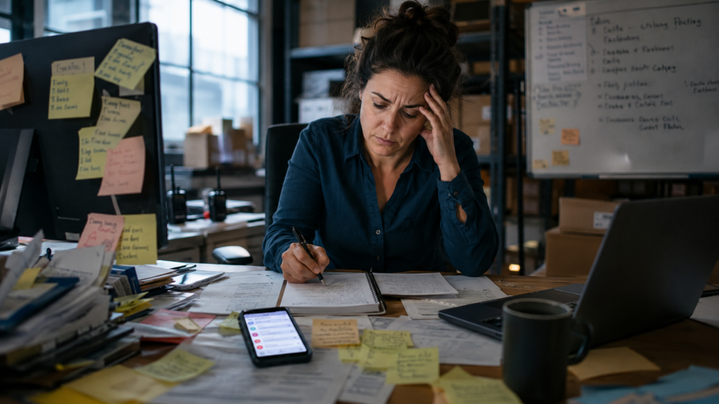 business owners running operations from memory